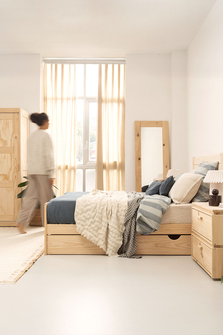 Imagen de ambiente 1 para:Cama de 140 cm con caj&oacute;n de almacenaje